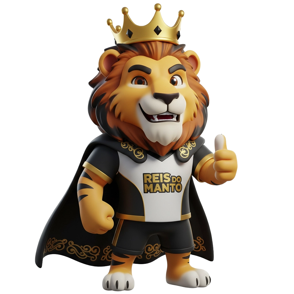 Mascote Reis do Manto com manto tailandesa 1:1